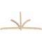 Ekena Millwork Davenport Smooth Timber Gable Bracket, Douglas Fir, 108"W x 68"H x 3 1/2"D x 3 1/2"F, 15/12 Pitch GBW108X68X0404DAV00SDF - alternate 3